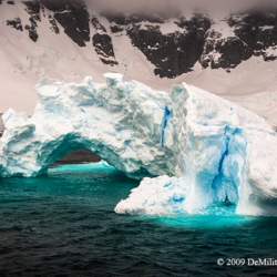 615 Ice Arch, Lemaire Channel, Antarctica